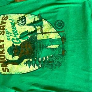 Smokey the bear shirt size small